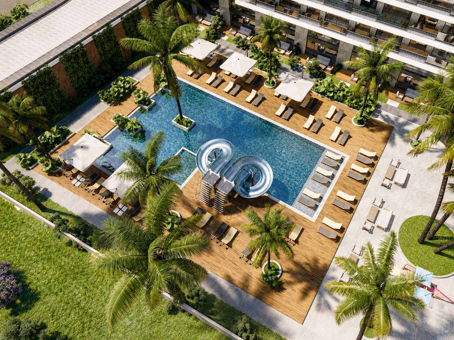 Бассейн Serenity Life, вид сверху